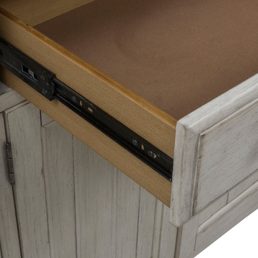 Farmhouse Reimagined - Server - White - Hornell Furniture Outlet