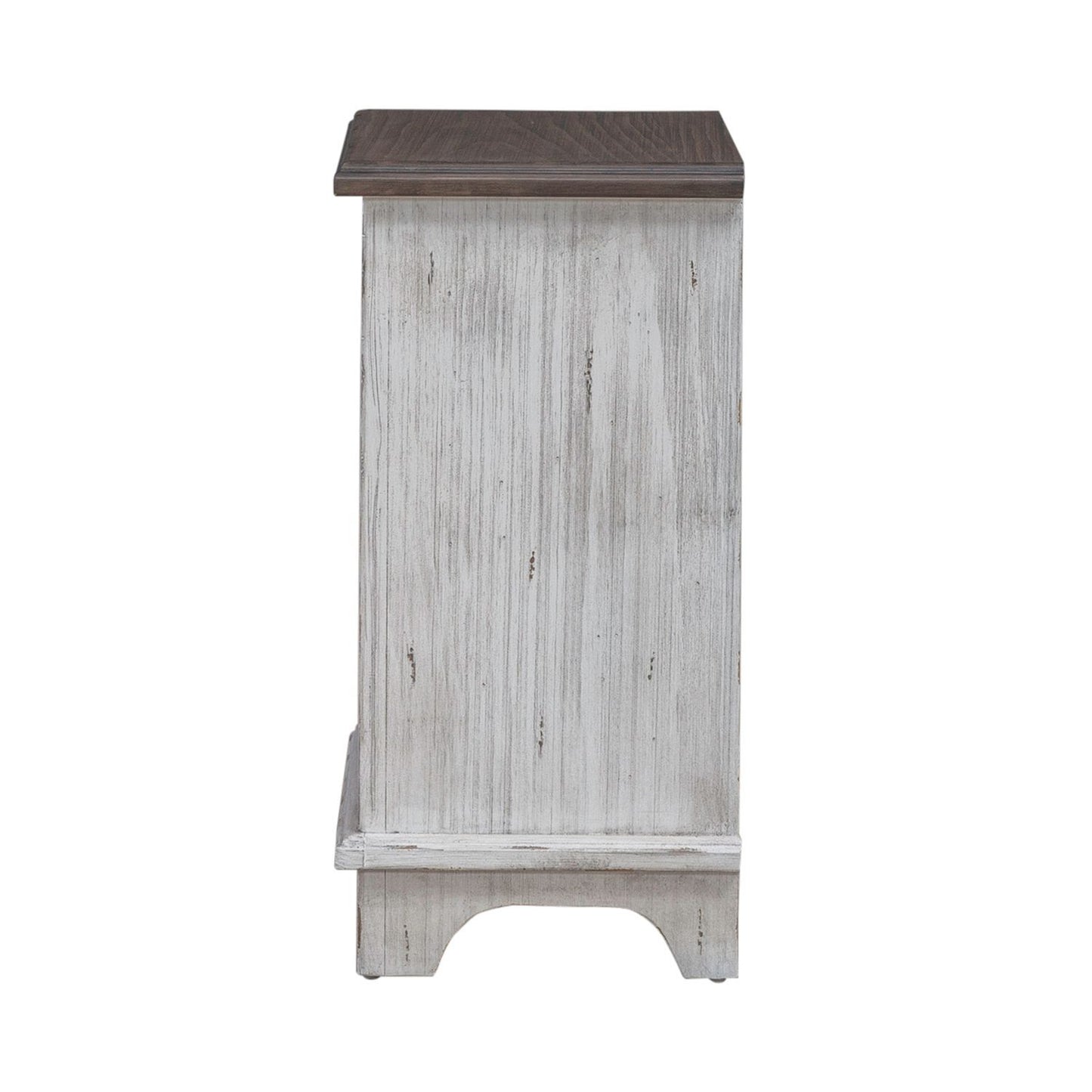 River Place - Right Pier Base - White - Hornell Furniture Outlet
