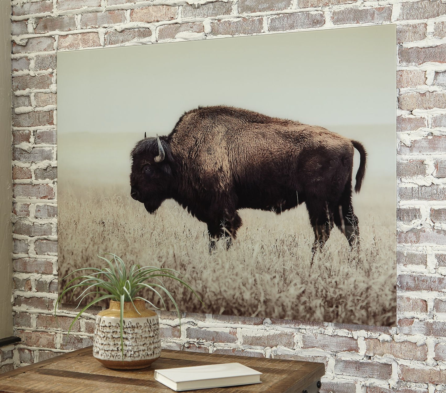 Brutus - Sepia - Wall Art - Hornell Furniture Outlet