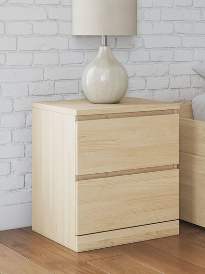Onita - Two Drawer Night Stand - Hornell Furniture Outlet