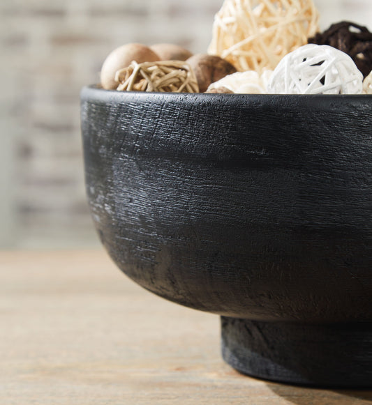 Brynnington - Black - Bowl - Hornell Furniture Outlet