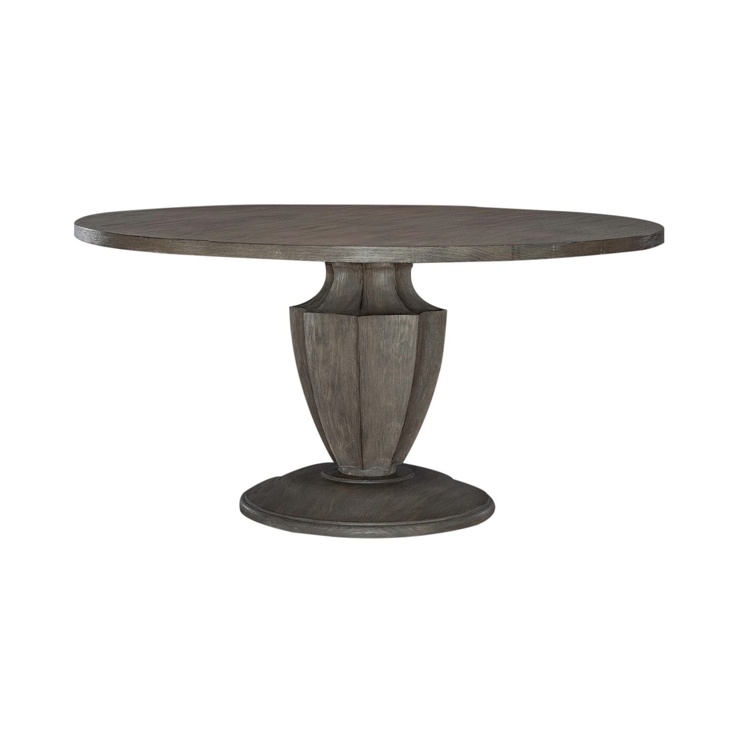 Westfield - Pedestal Table - Dark Brown - Hornell Furniture Outlet