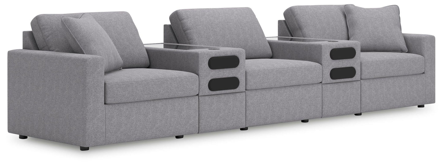 Modmax - Straight Sectional - Granite
