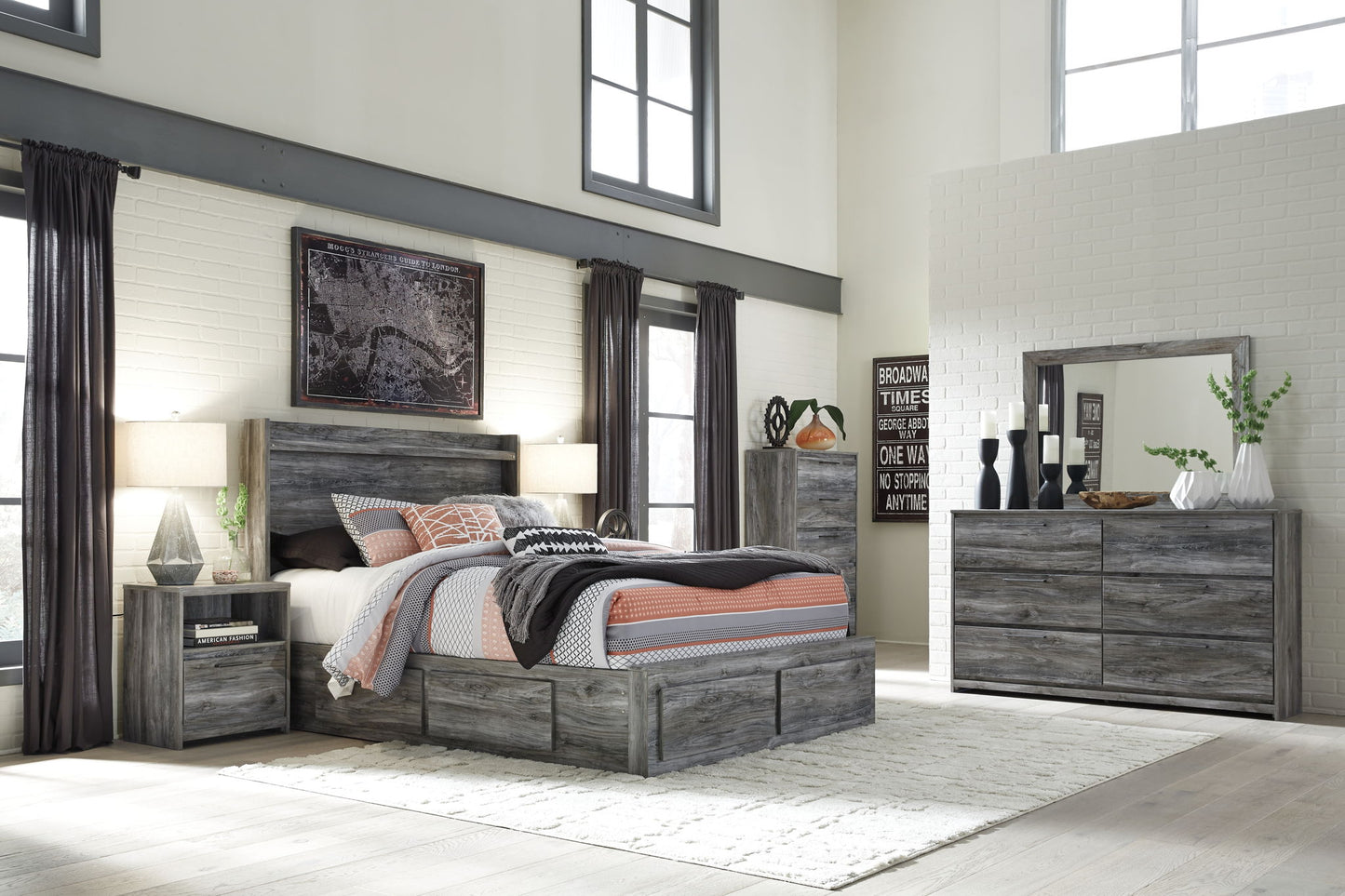 Baystorm - Storage Bedroom Set - Hornell Furniture Outlet