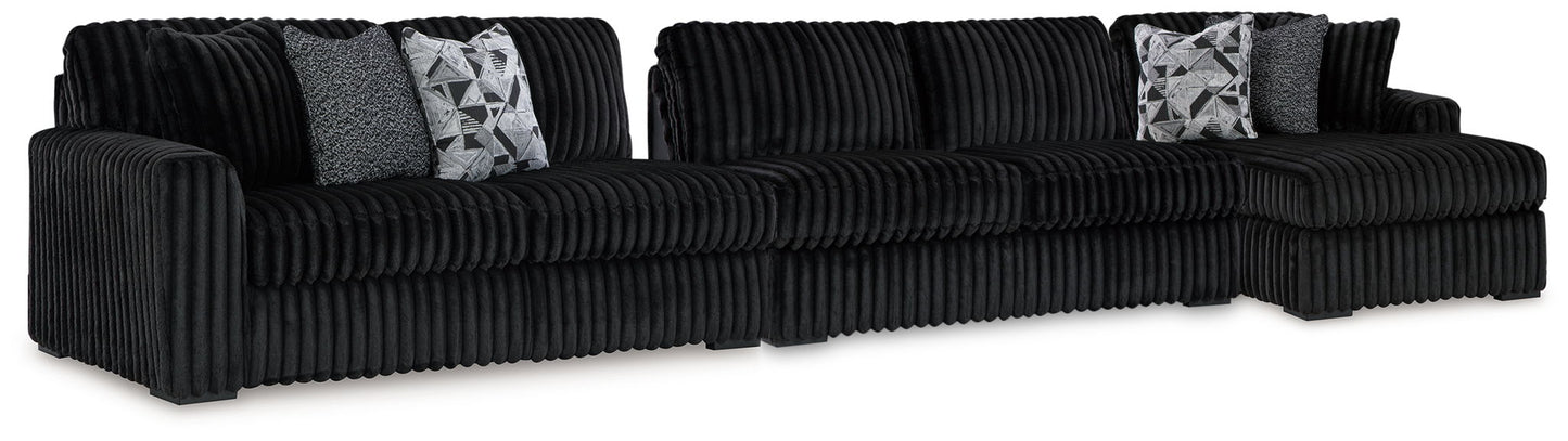 Midnight - Madness - Sectional - Hornell Furniture Outlet