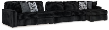 Midnight - Madness - Sectional - Hornell Furniture Outlet