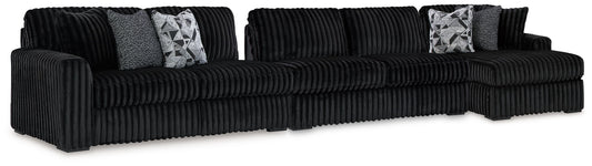 Midnight - Madness - Sectional - Hornell Furniture Outlet