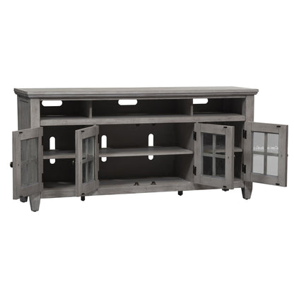 Heartland - Entertainment TV Stand - White - Hornell Furniture Outlet