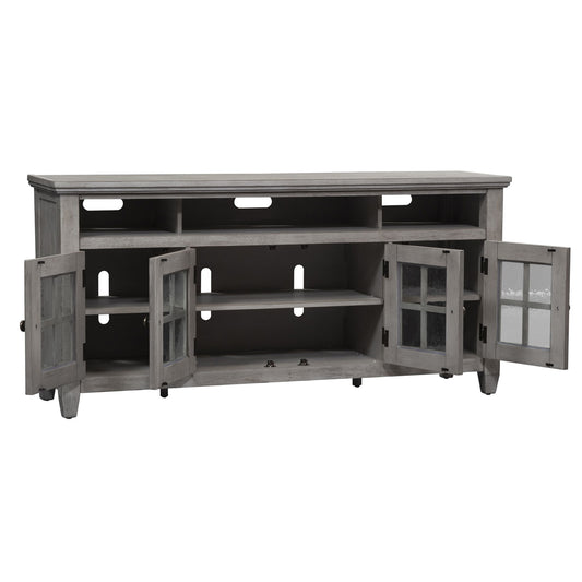 Heartland - Entertainment TV Stand - White - Hornell Furniture Outlet