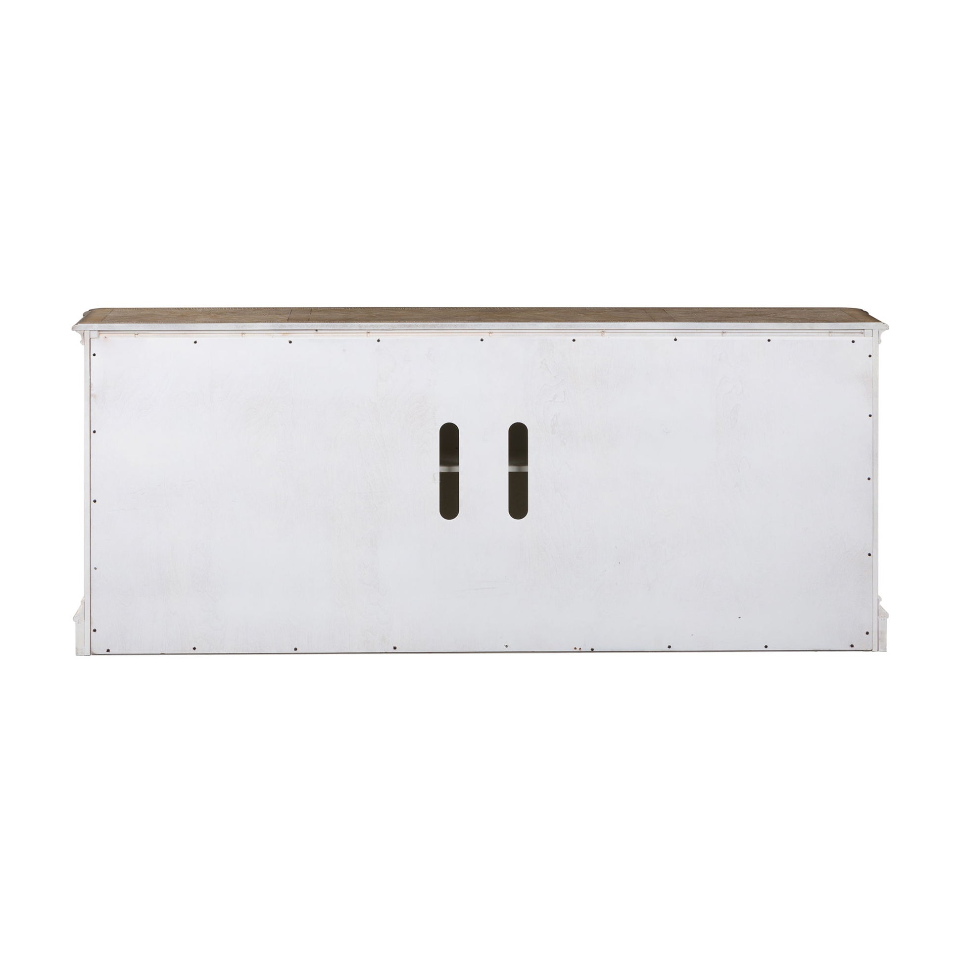 Magnolia Manor - 4 Doors TV Console - White - Hornell Furniture Outlet