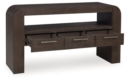 Neo - Rich Brown - Console - Hornell Furniture Outlet