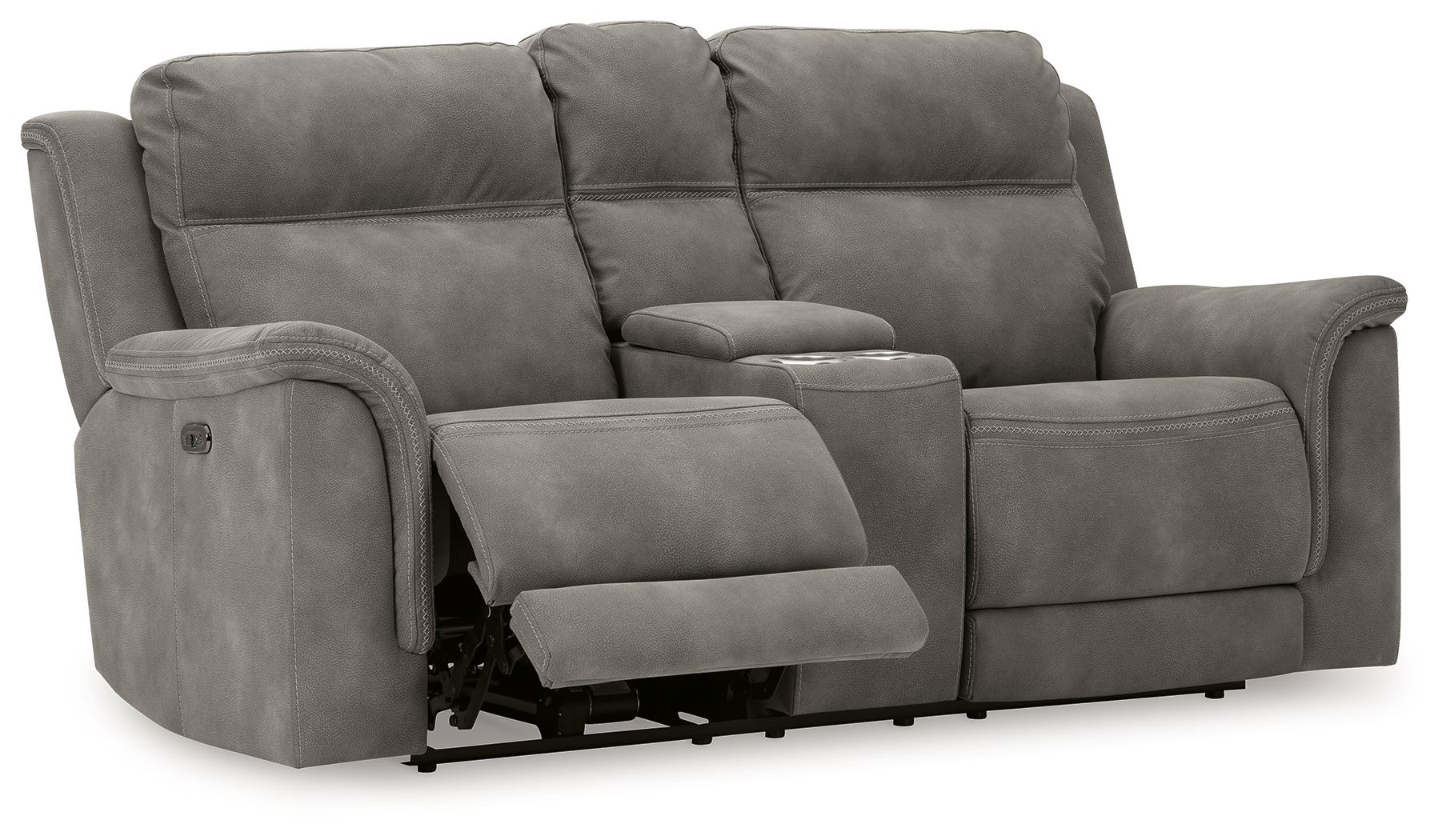 Next - Gen Durapella - Reclining Power Loveseat With Console - Hornell Furniture Outlet