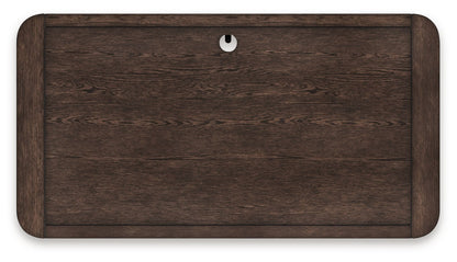 Breckington - Dark Brown - Home Office Desk - Hornell Furniture Outlet