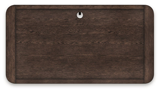 Breckington - Dark Brown - Home Office Desk - Hornell Furniture Outlet