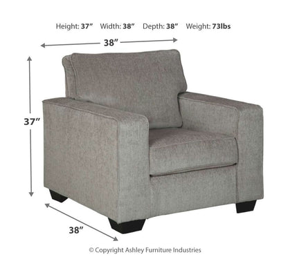 Altari - Chair With Ottoman - Hornell Furniture Outlet