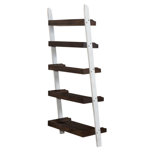 Farmhouse - Leaning Bookcase - White - Hornell Furniture Outlet