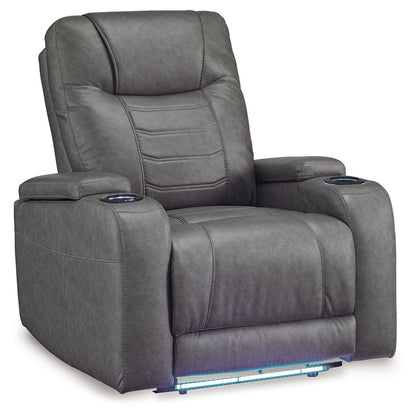 Schooner Rocks - Power Recliner / Adj Headrest - Hornell Furniture Outlet