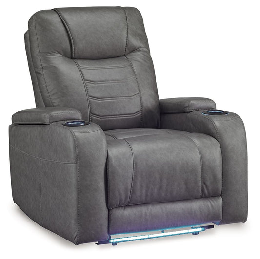 Schooner Rocks - Power Recliner / Adj Headrest - Hornell Furniture Outlet