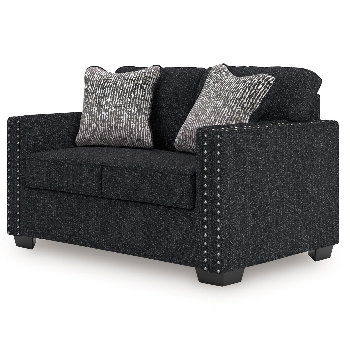 Jasmine Peaks - Coal - Loveseat - Hornell Furniture Outlet