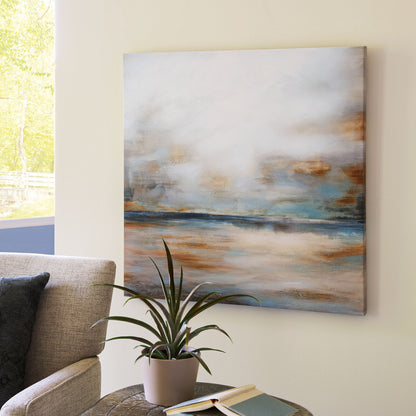 Weatheridge - Grey / Gold - Wall Art - Hornell Furniture Outlet
