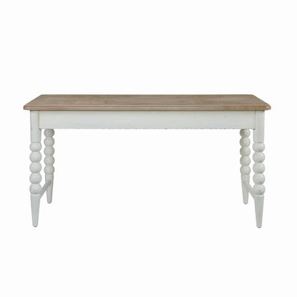 Turnberry Park - Writing Desk - Washed White & Toasted Oat - Hornell Furniture Outlet