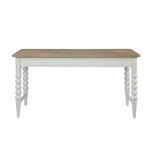 Turnberry Park - Writing Desk - Washed White & Toasted Oat - Hornell Furniture Outlet