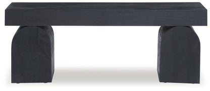 HoLGrove - Black - Accent Bench - Hornell Furniture Outlet