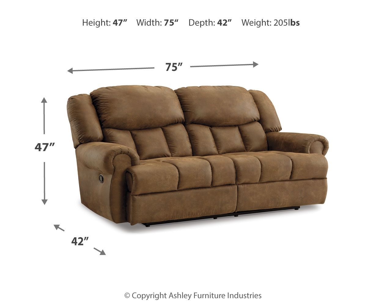 Boothbay - Reclining Loveseat - Hornell Furniture Outlet