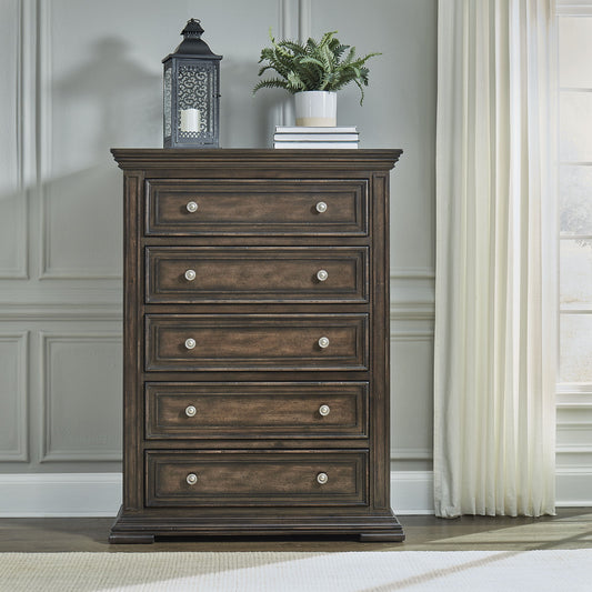Big Valley - 5 Drawer Chest - Hornell Furniture Outlet