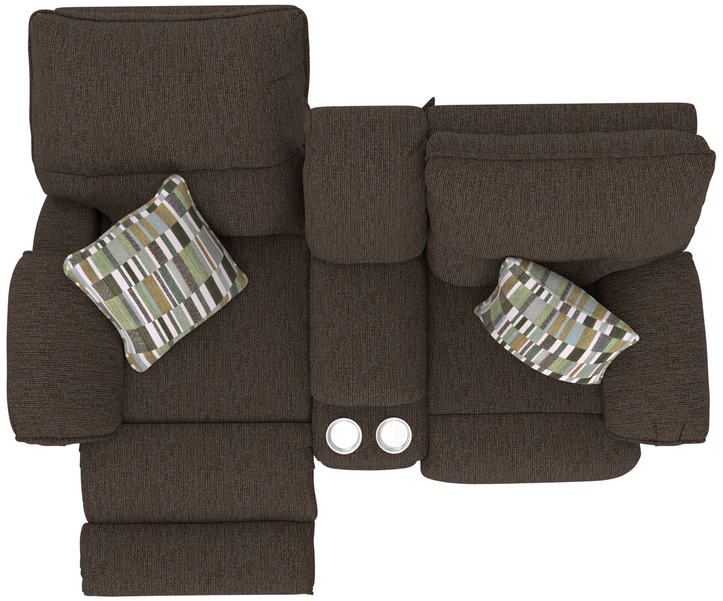 Lenny - Power Lay Flat Reclining Console Loveseat - Hornell Furniture Outlet