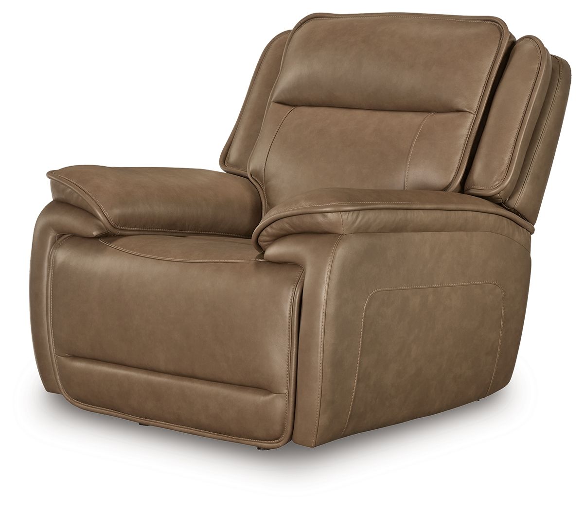 Glencroft - Power Recliner / Adjustable Headrest - Sahara - Hornell Furniture Outlet