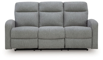 Gauntlet - Sterling - Reclining Sofa - Hornell Furniture Outlet