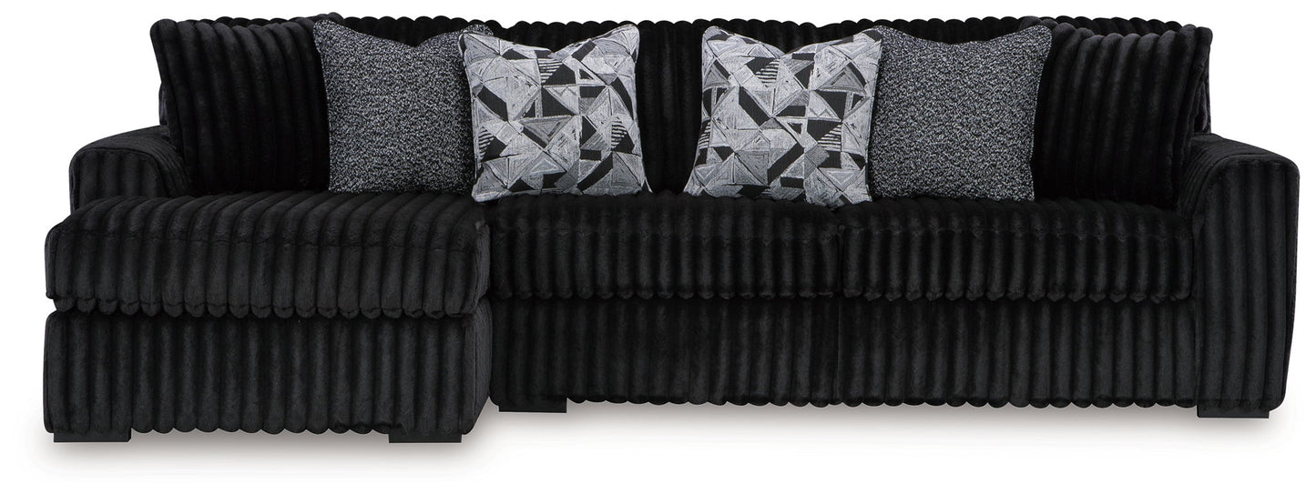Midnight - Madness - Sectional - Hornell Furniture Outlet
