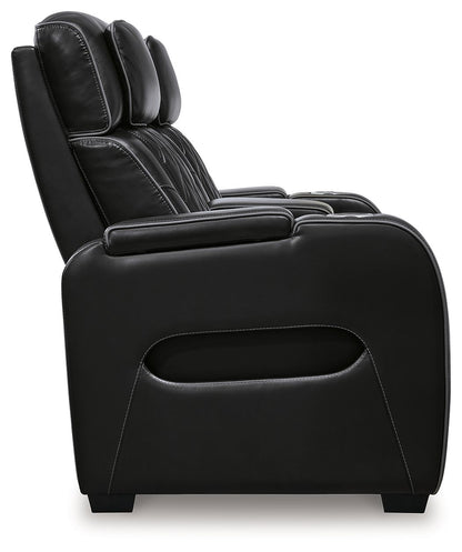 Boyington - Black - 2 Pc. - Power Reclining Sofa And Loveseat - Hornell Furniture Outlet