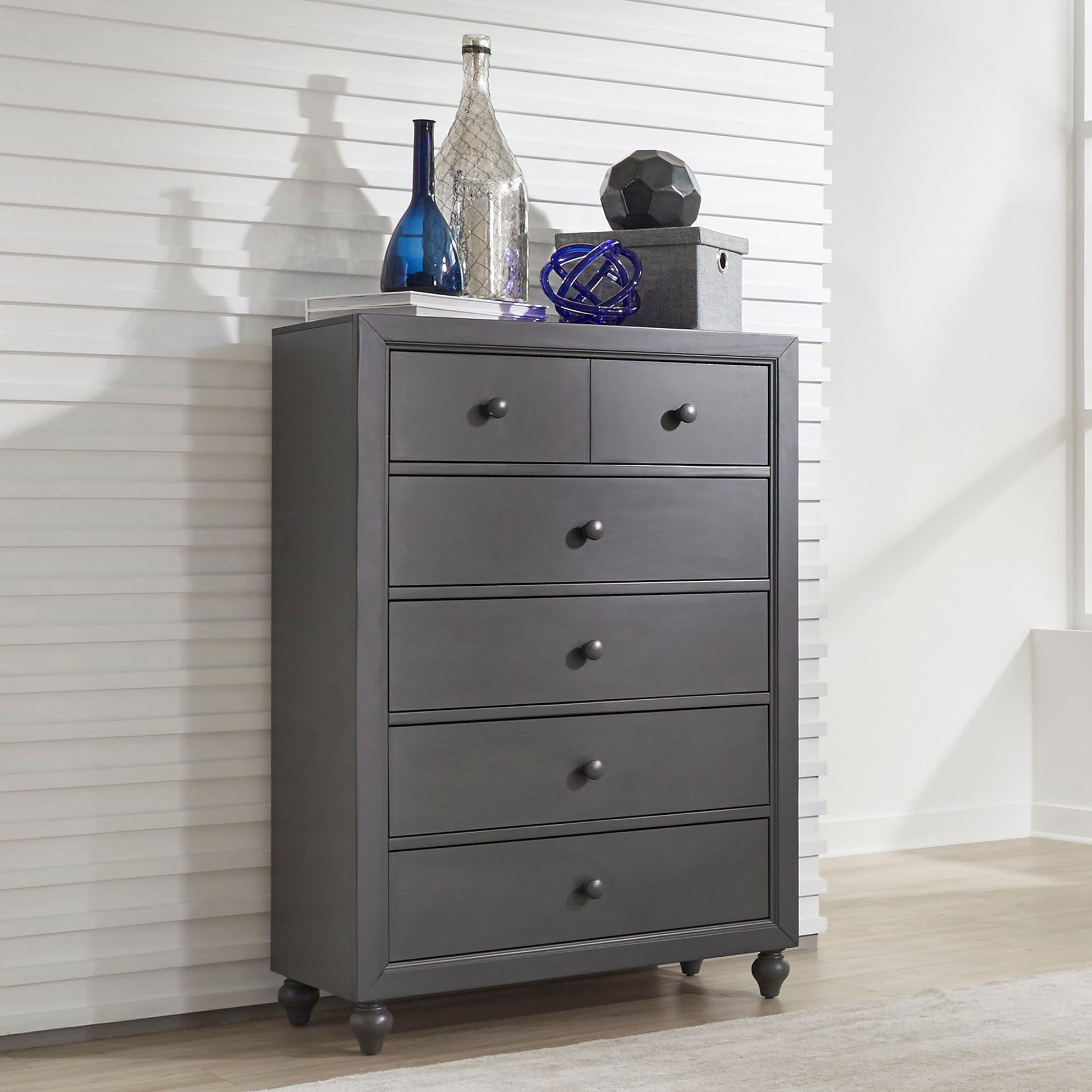 Cottage View - 5 Drawer Chest - Hornell Furniture Outlet