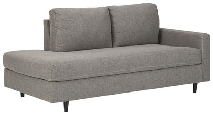 Lyman - Graphite - RAF Corner Chaise - Hornell Furniture Outlet