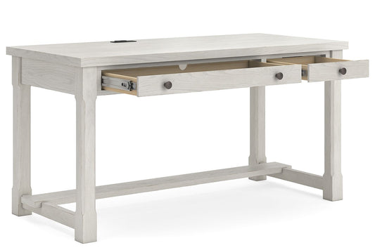Robbinsdale - Antique White - Home Office Desk - Hornell Furniture Outlet