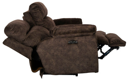 Sedona - Power Headrest Lay Flat Reclining Sofa - Hornell Furniture Outlet