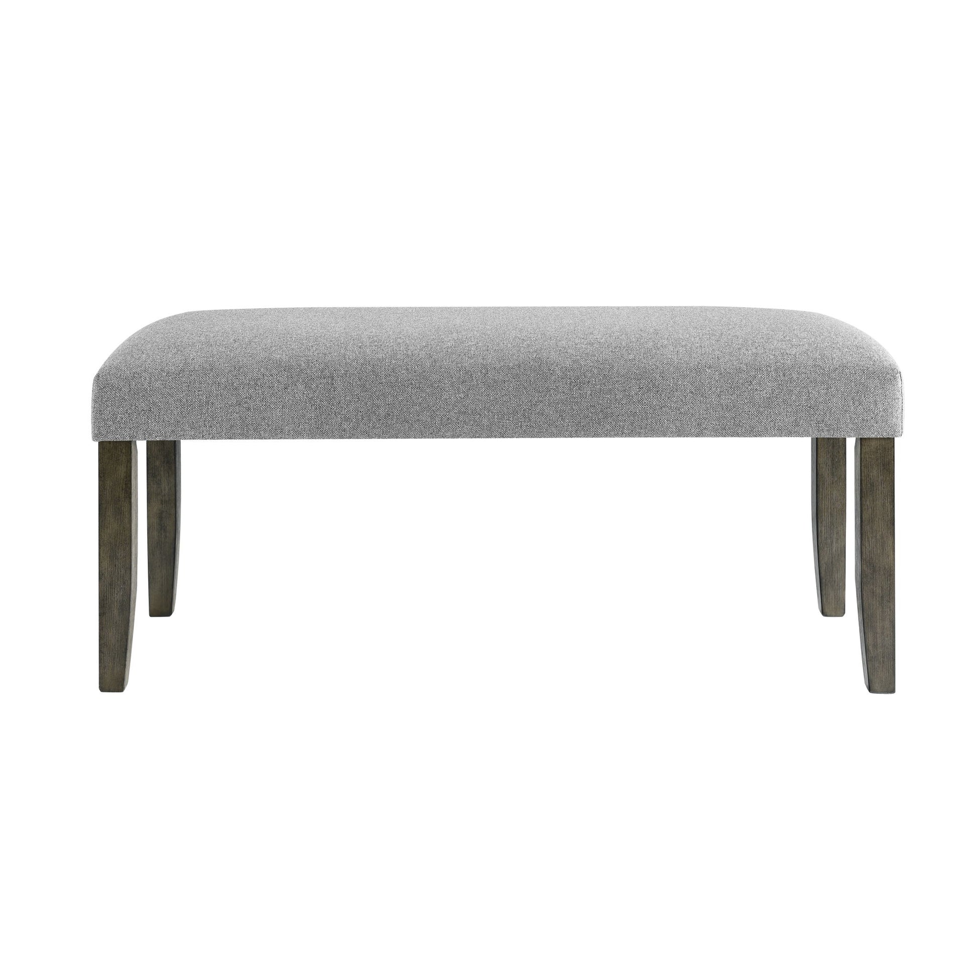 Emily - Backless Bench - Gray - Hornell Furniture Outlet