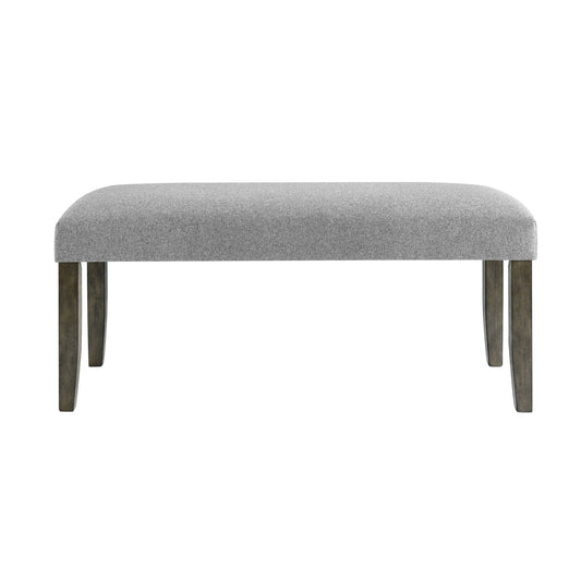 Emily - Backless Bench - Gray - Hornell Furniture Outlet