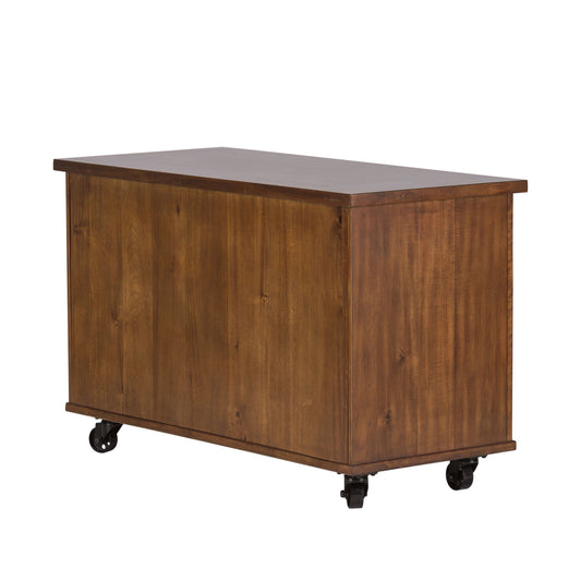 Arlington House - Credenza - Dark Brown - Hornell Furniture Outlet