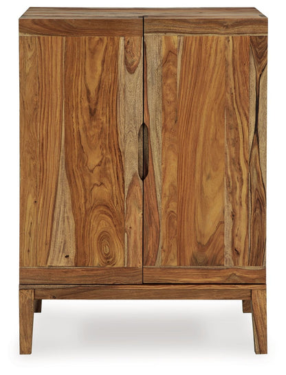 Dressonni - Brown - Bar Cabinet - Hornell Furniture Outlet