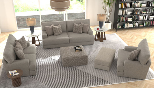 Zeke - Cocktail Ottoman - Hornell Furniture Outlet
