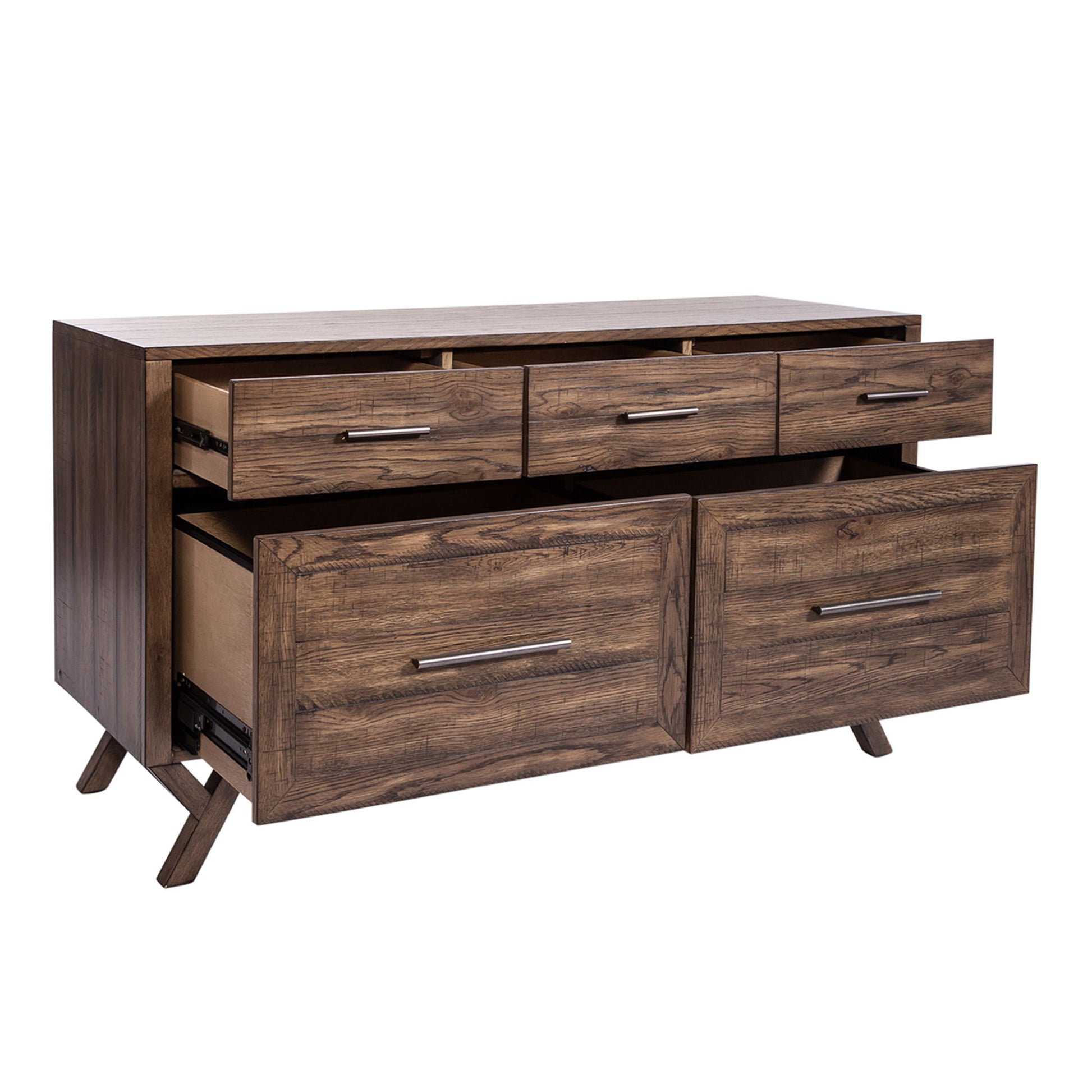 Lennox - Credenza - Dark Brown - Hornell Furniture Outlet