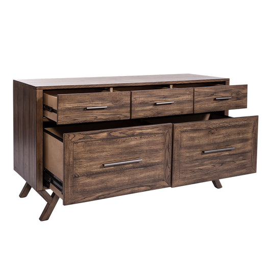 Lennox - Credenza - Dark Brown - Hornell Furniture Outlet