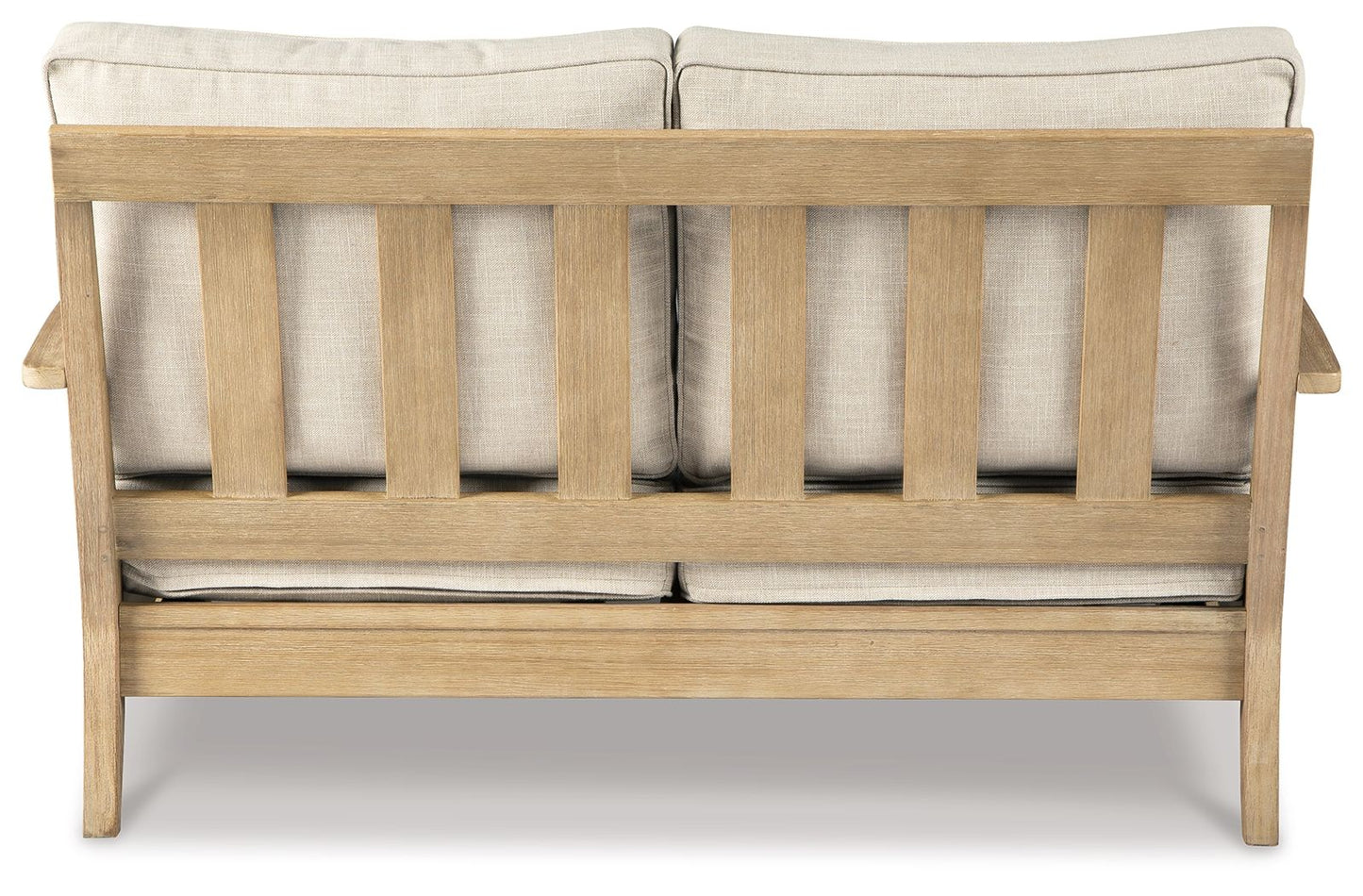 Clare View - Beige - Loveseat w/Cushion - Hornell Furniture Outlet