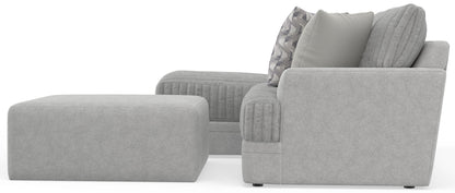 Titan - Sectional With Comfort Coil Seating, Cocktail Ottoman And Accent Pillows Included - Hornell Furniture Outlet