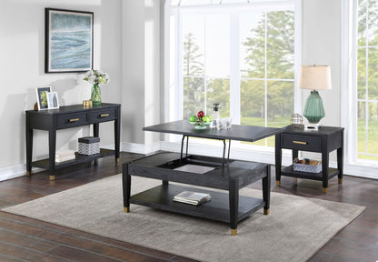 Yves - End Table - Black - Hornell Furniture Outlet