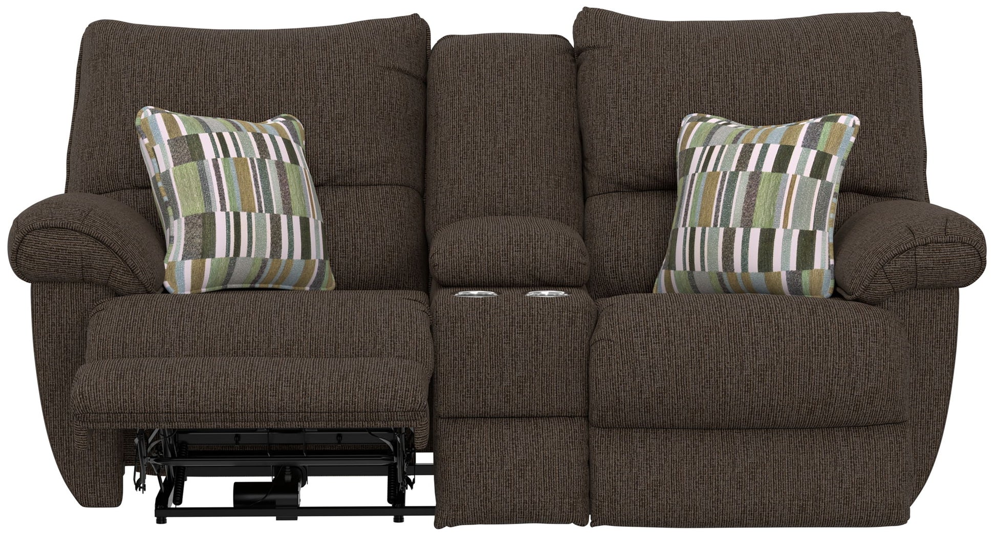 Lenny - Power Lay Flat Reclining Console Loveseat - Hornell Furniture Outlet