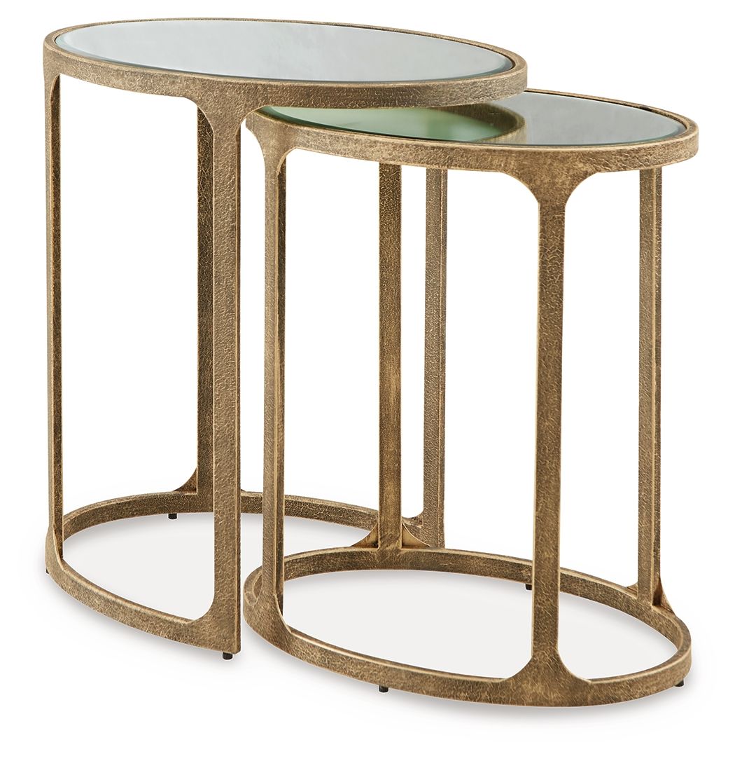 Irmaleigh - Antique Black - Accent Table Set (Set of 2) - Hornell Furniture Outlet